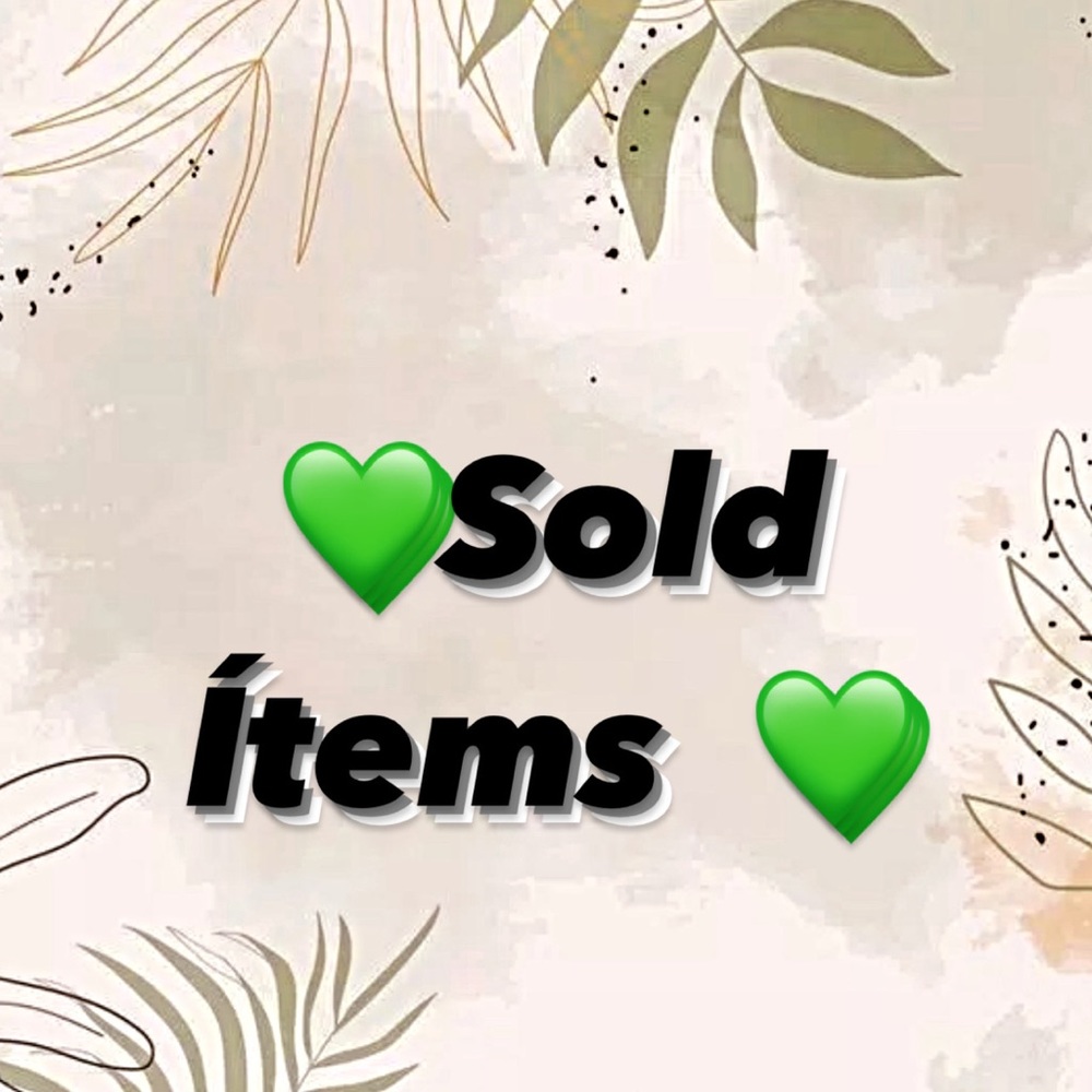 💚💚Sold items below 💚💚